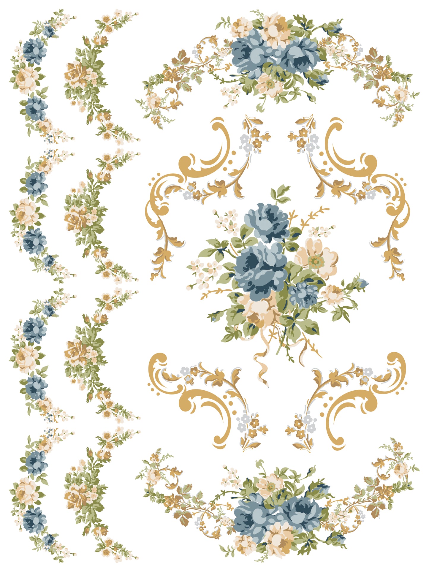 Alfred Peats & Co. Paint Inlay (IOD) Iron Orchid Designs- 12x16 Pad