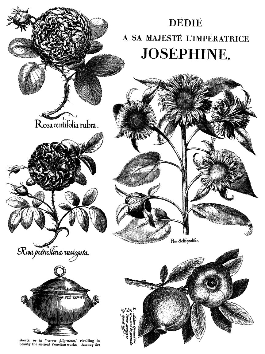 Mélange Paint Inlay (IOD) Iron Orchid Designs- 12x 16 Pad