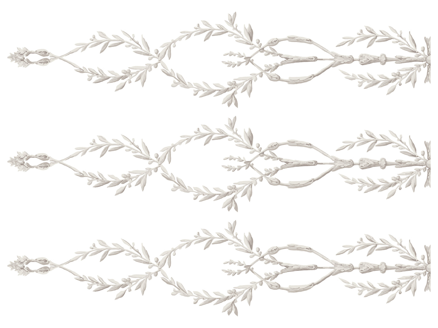 Trompe l'Oeil Laurel Paint Inlay (IOD) Iron Orchid Designs- 12x16 Pad