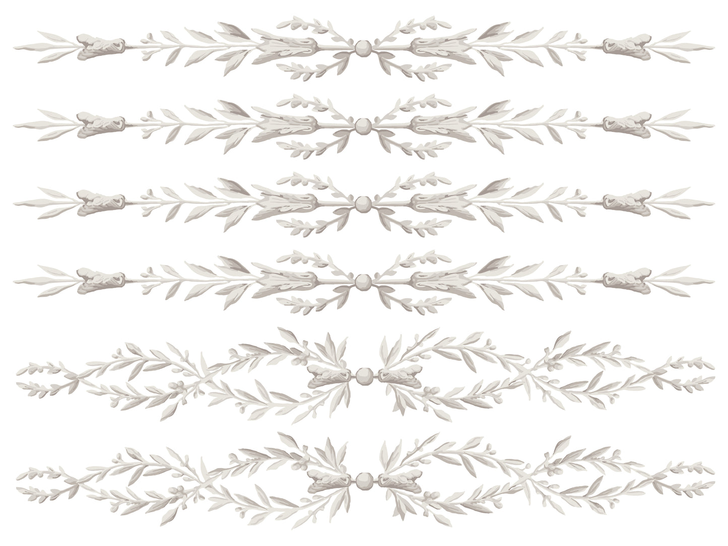 Trompe l'Oeil Laurel Paint Inlay (IOD) Iron Orchid Designs- 12x16 Pad