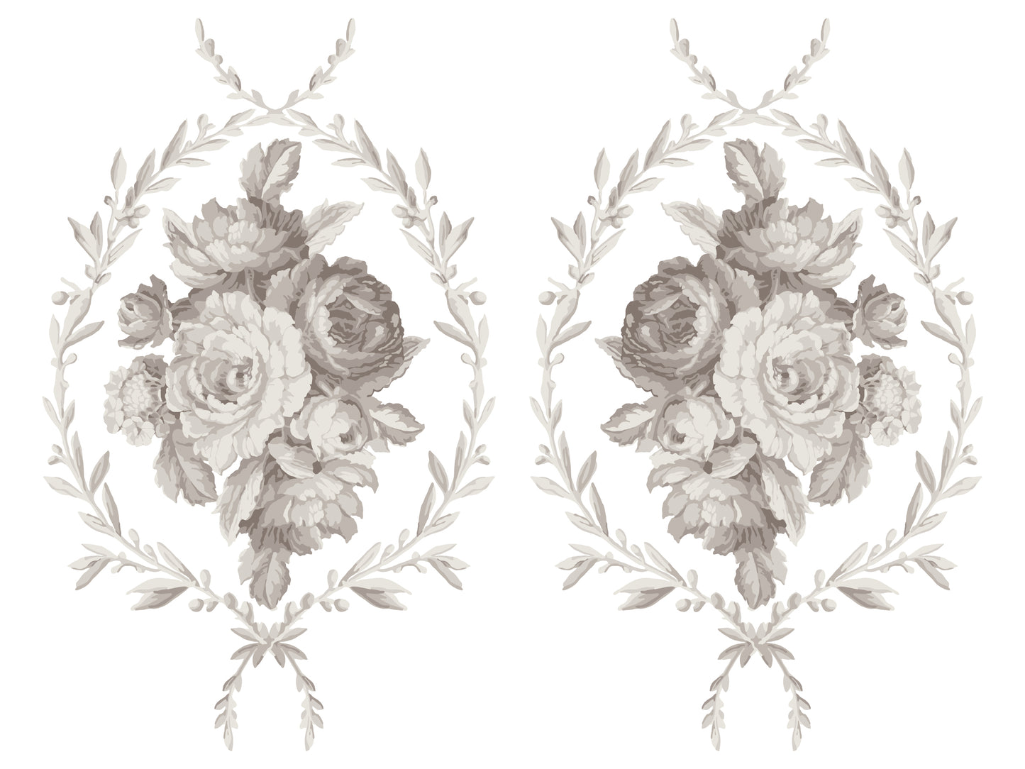 Trompe l'Oeil Laurel Paint Inlay (IOD) Iron Orchid Designs- 12x16 Pad