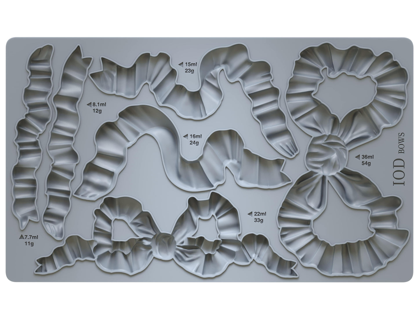 Bows Mould (IOD) Iron Orchid Designs- 6x10