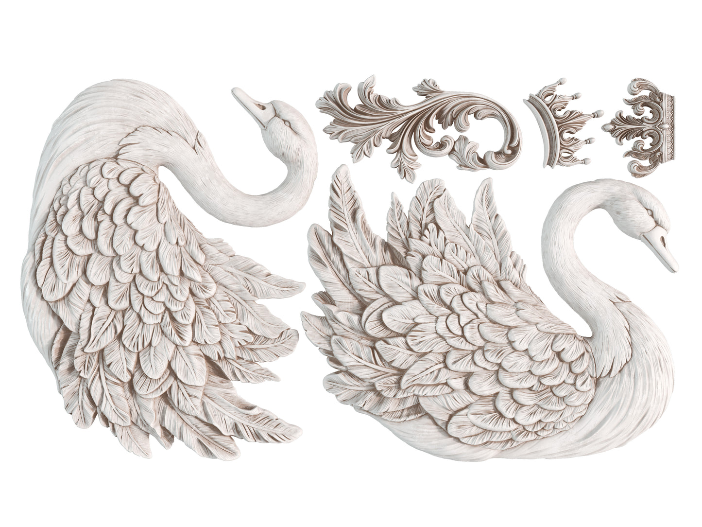 Swans Mould (IOD) Iron Orchid Designs- 6x10