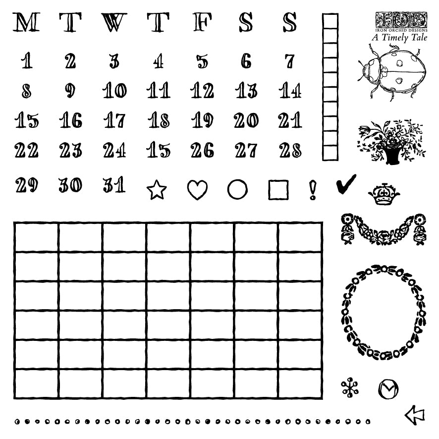 IOD A Timely Tale Stamp Set – Iron Orchid Designs