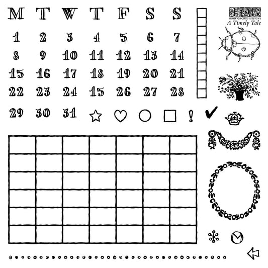IOD A Timely Tale Stamp Set – Iron Orchid Designs