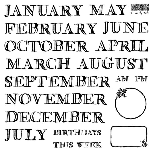 IOD A Timely Tale Stamp Set – Iron Orchid Designs