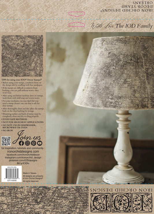 Orleans Stamp (IOD) Iron Orchid Designs- 12x12