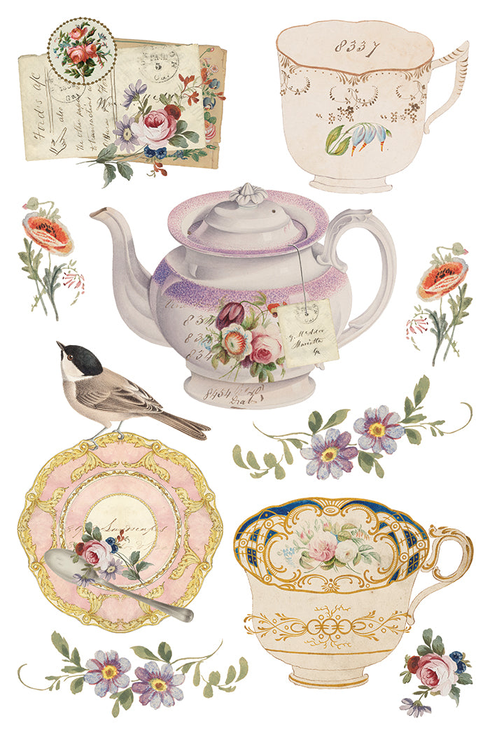 The Belgravia Transfer (IOD) Iron Orchid Designs- 8x12 Pad