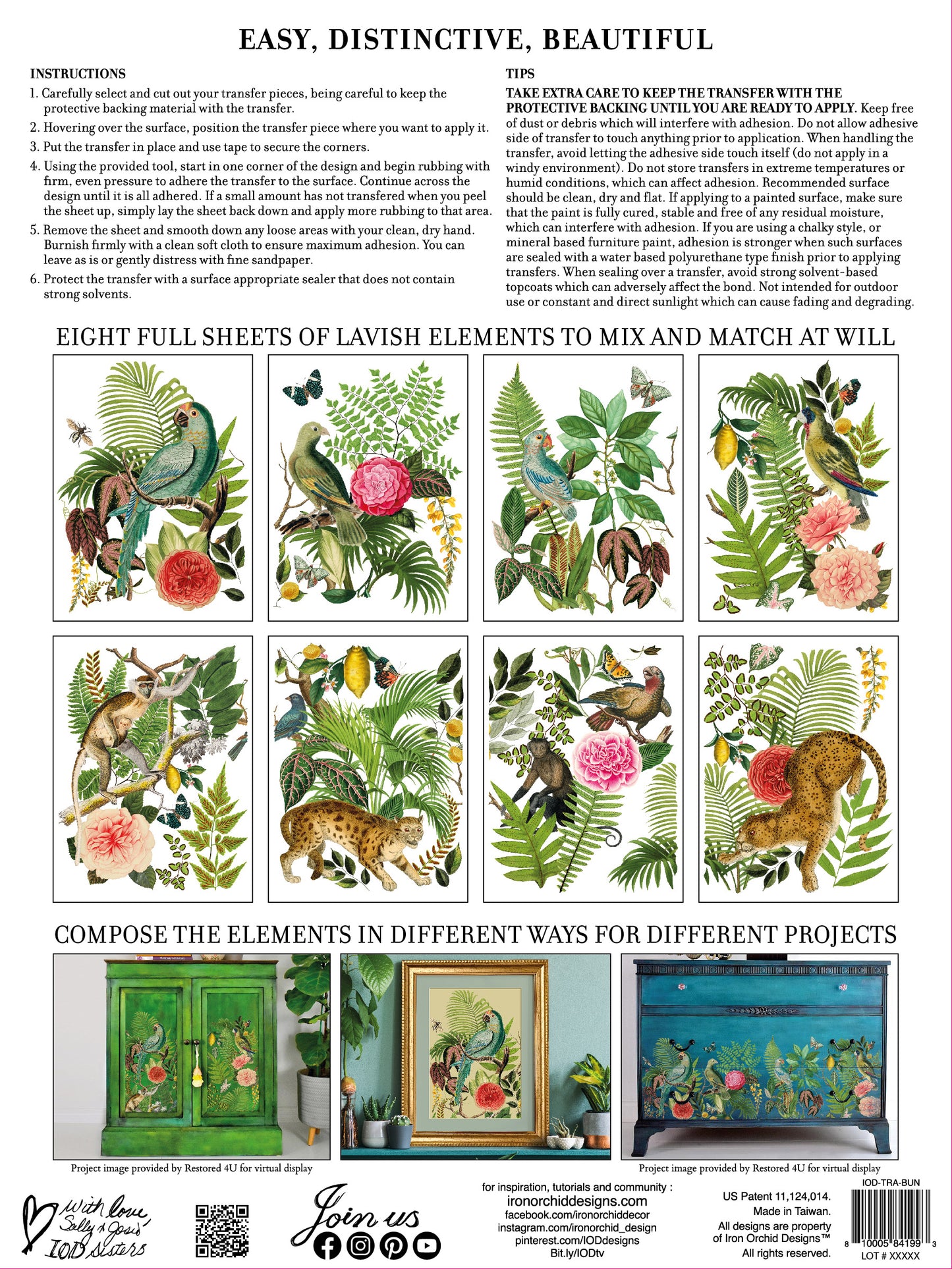 Bungalow Transfer (IOD) Iron Orchid Designs- 12x16 Pad™