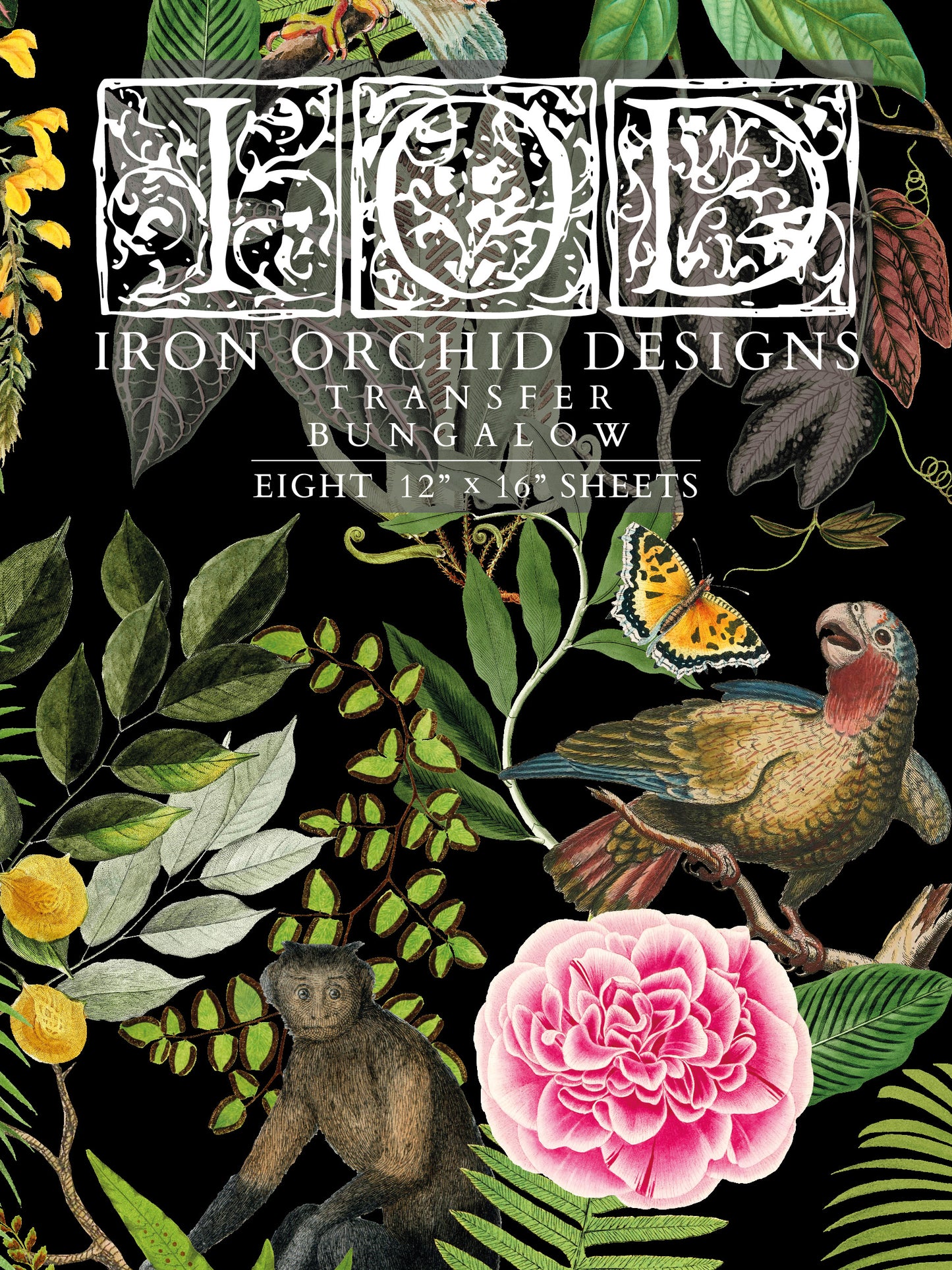 Bungalow Transfer (IOD) Iron Orchid Designs- 12x16 Pad™