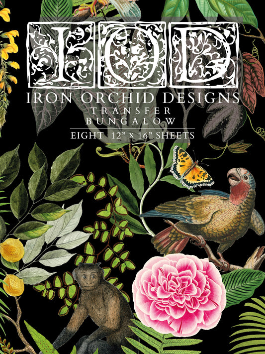 Bungalow Transfer (IOD) Iron Orchid Designs- 12x16 Pad™