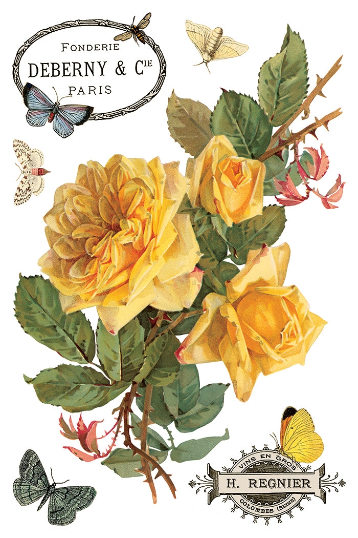 By Any Other Name Transfer (IOD) Iron Orchid Designs- 8x12 Pad™