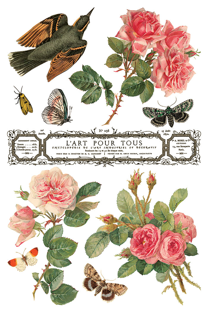 By Any Other Name Transfer (IOD) Iron Orchid Designs- 8x12 Pad™