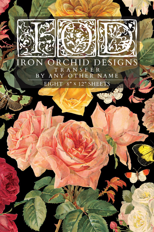 By Any Other Name Transfer (IOD) Iron Orchid Designs- 8x12 Pad™