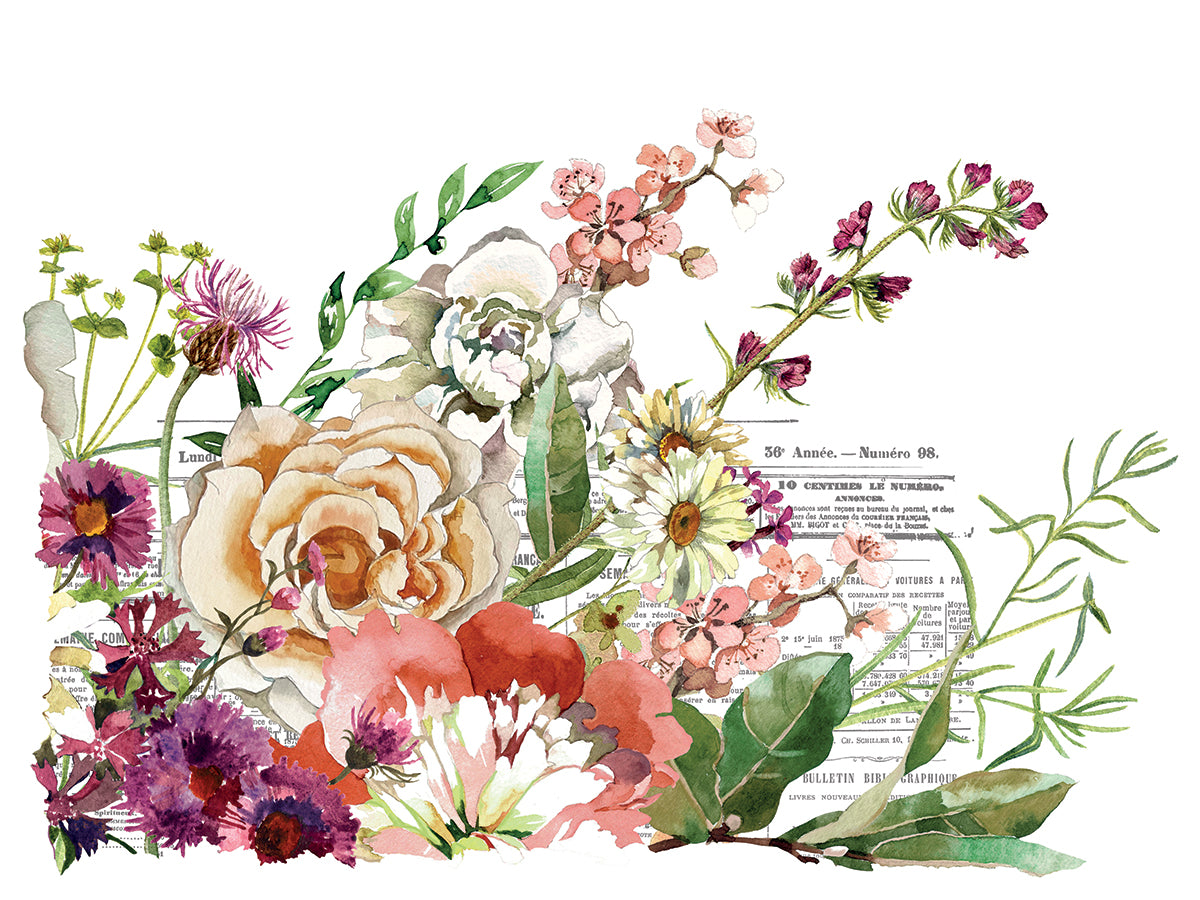 Elysium Transfer (IOD) Iron Orchid Designs Transfer- 12x16 Pad