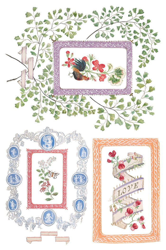 Emily Clare Transfer (IOD) Iron Orchid Designs Transfer- 8x12 Pad™