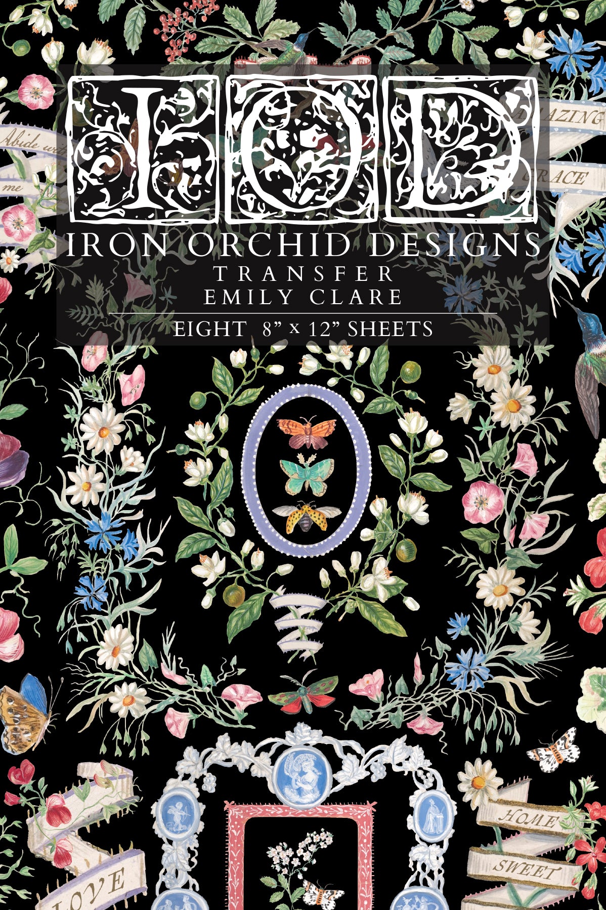 Emily Clare Transfer (IOD) Iron Orchid Designs Transfer- 8x12 Pad™