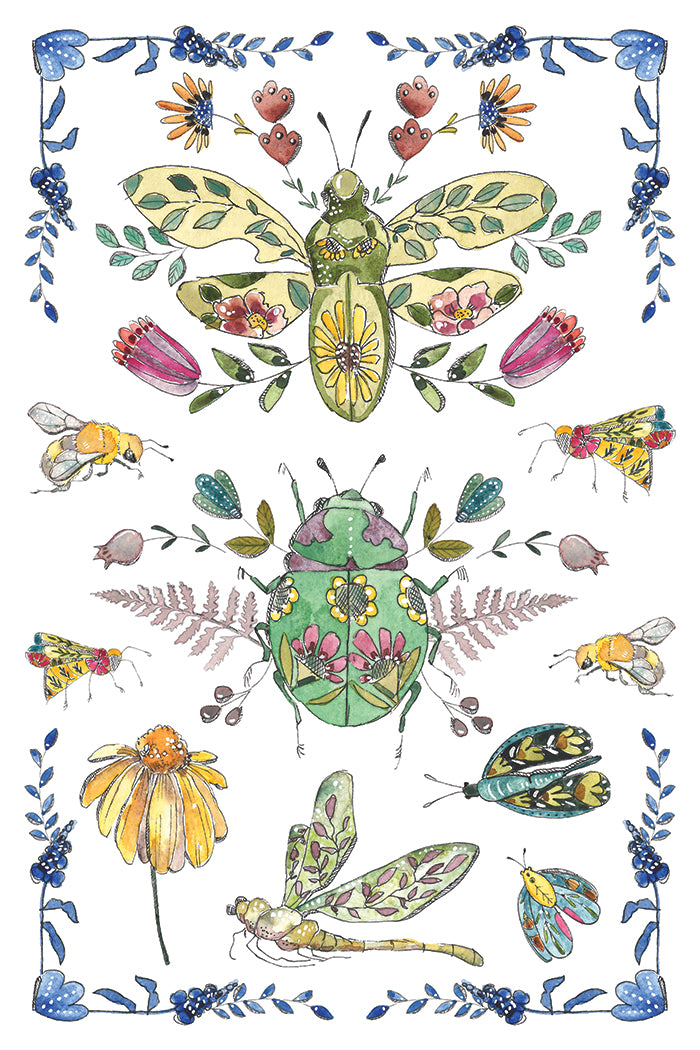Fern Fables Transfer (IOD) Iron Orchid Designs- 8x12 Pad