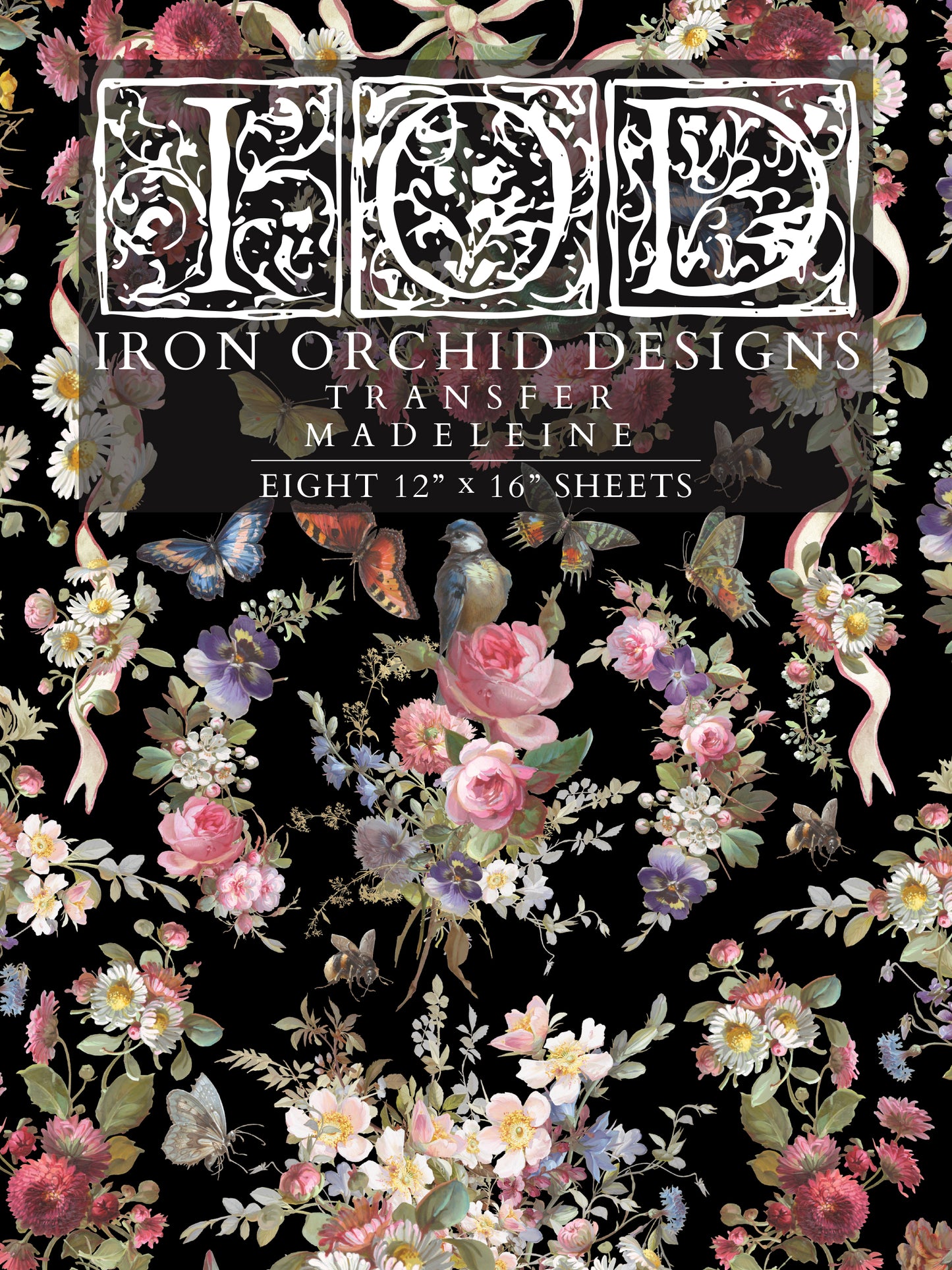 Madeleine Transfer (IOD) Iron Orchid Designs- 12x16 Pad™