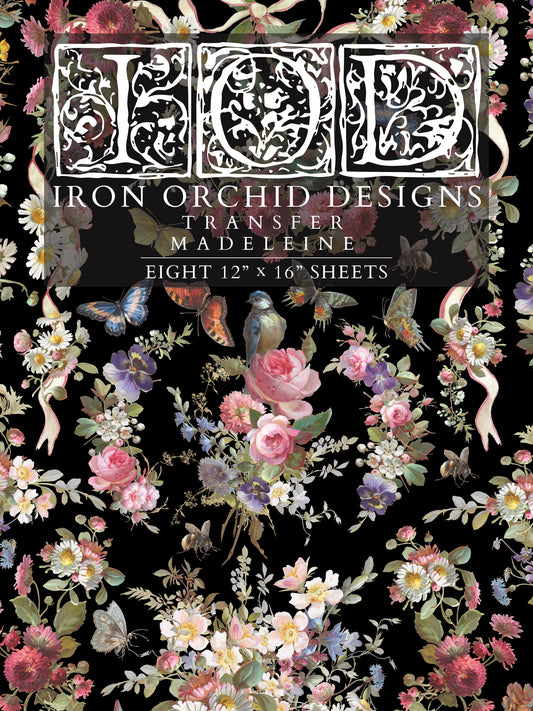 Madeleine Transfer (IOD) Iron Orchid Designs- 12x16 Pad™