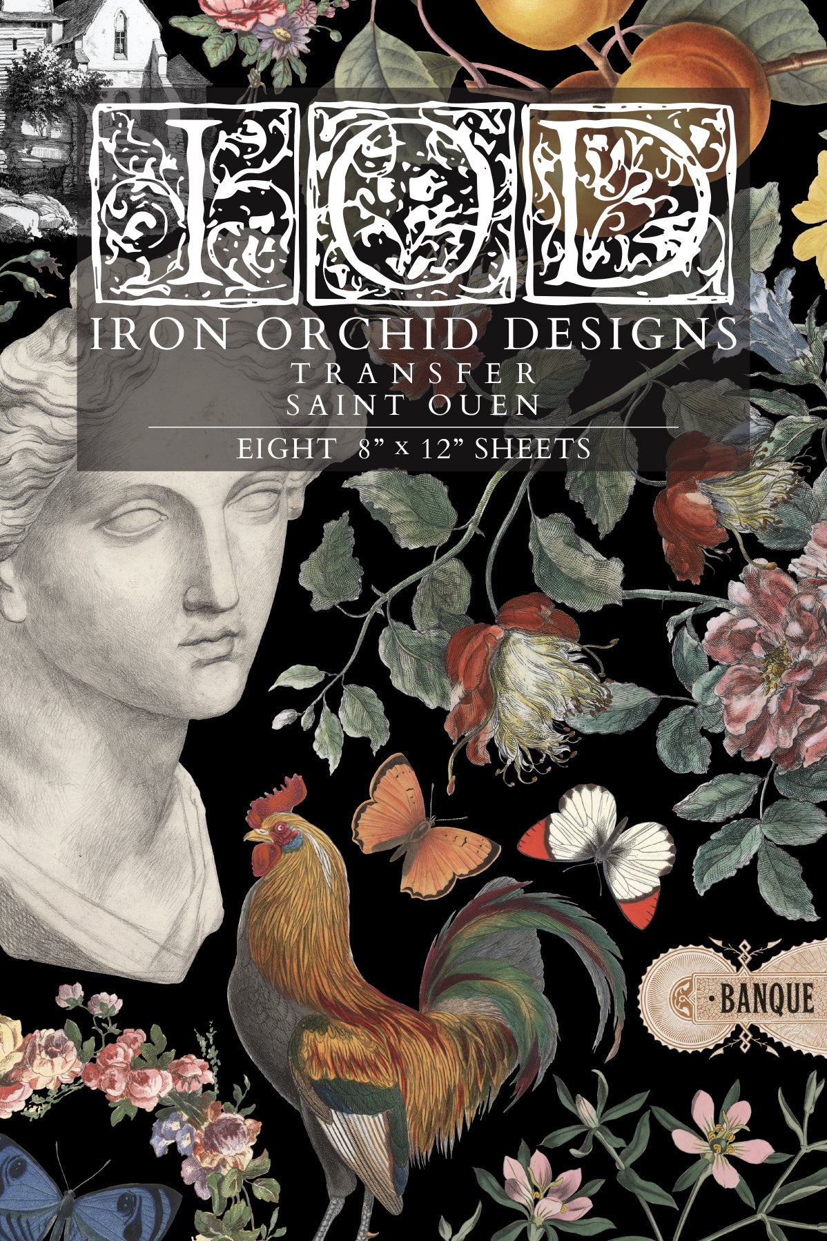 Saint Ouen Transfer (IOD) Iron Orchid Designs- 8x12 Pad™