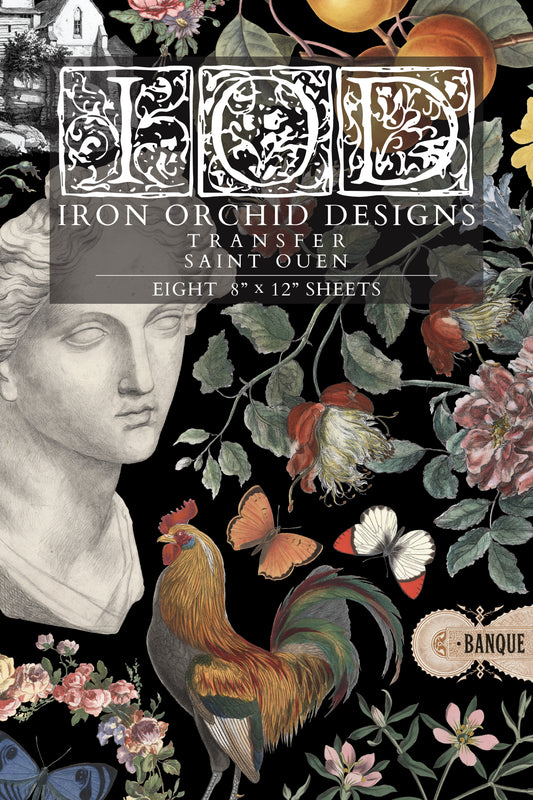 Saint Ouen Transfer (IOD) Iron Orchid Designs- 8x12 Pad™