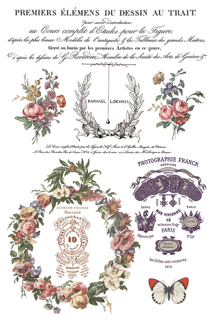 Saint Ouen Transfer (IOD) Iron Orchid Designs- 8x12 Pad™