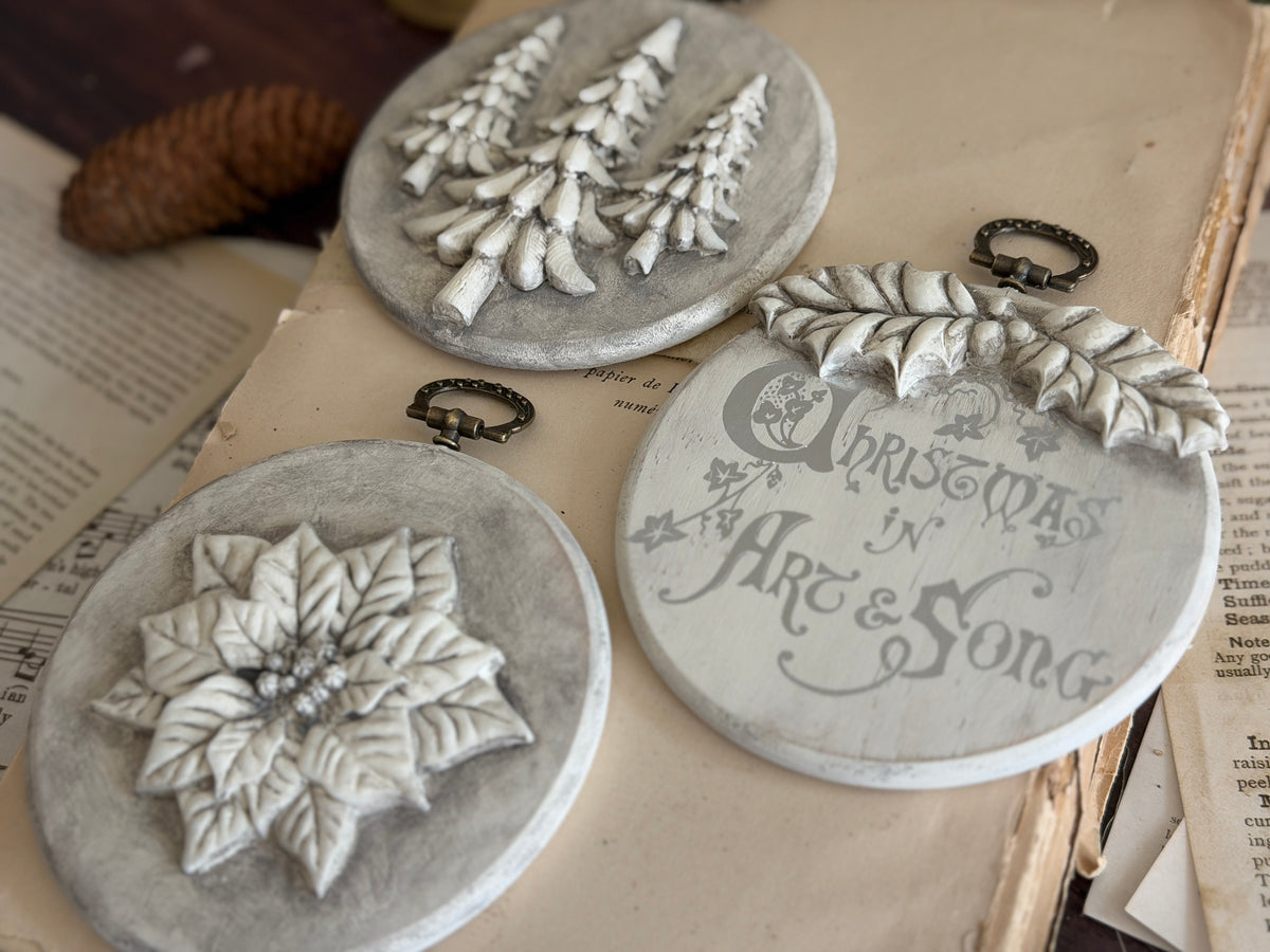 Boughs of Holly Mould (IOD)– Iron Orchid Designs *****PREORDER*****