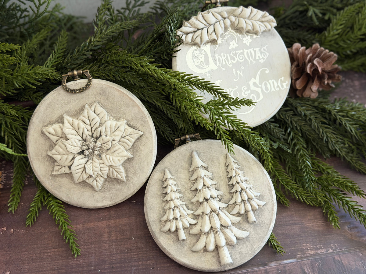 Boughs of Holly Mould (IOD)– Iron Orchid Designs *****PREORDER*****