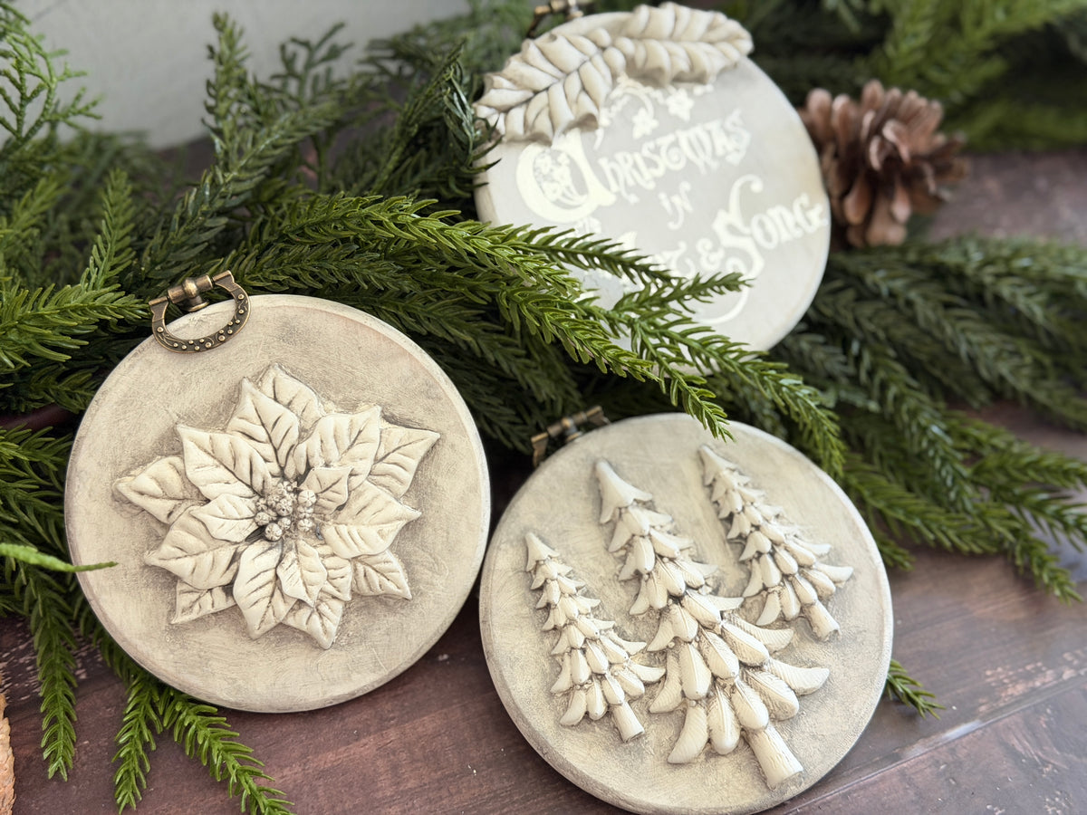 Boughs of Holly Mould (IOD)– Iron Orchid Designs *****PREORDER*****