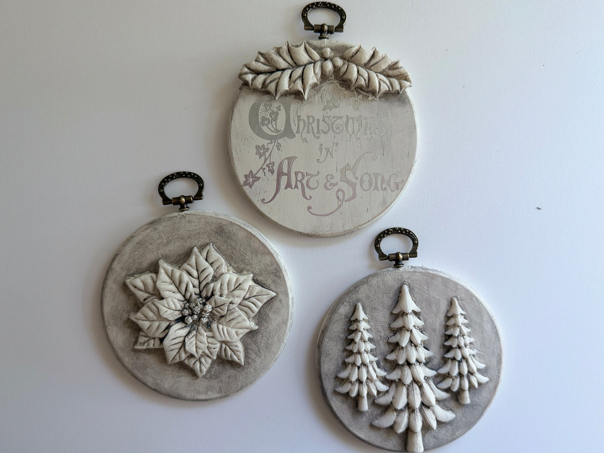 Boughs of Holly Mould (IOD)– Iron Orchid Designs *****PREORDER*****