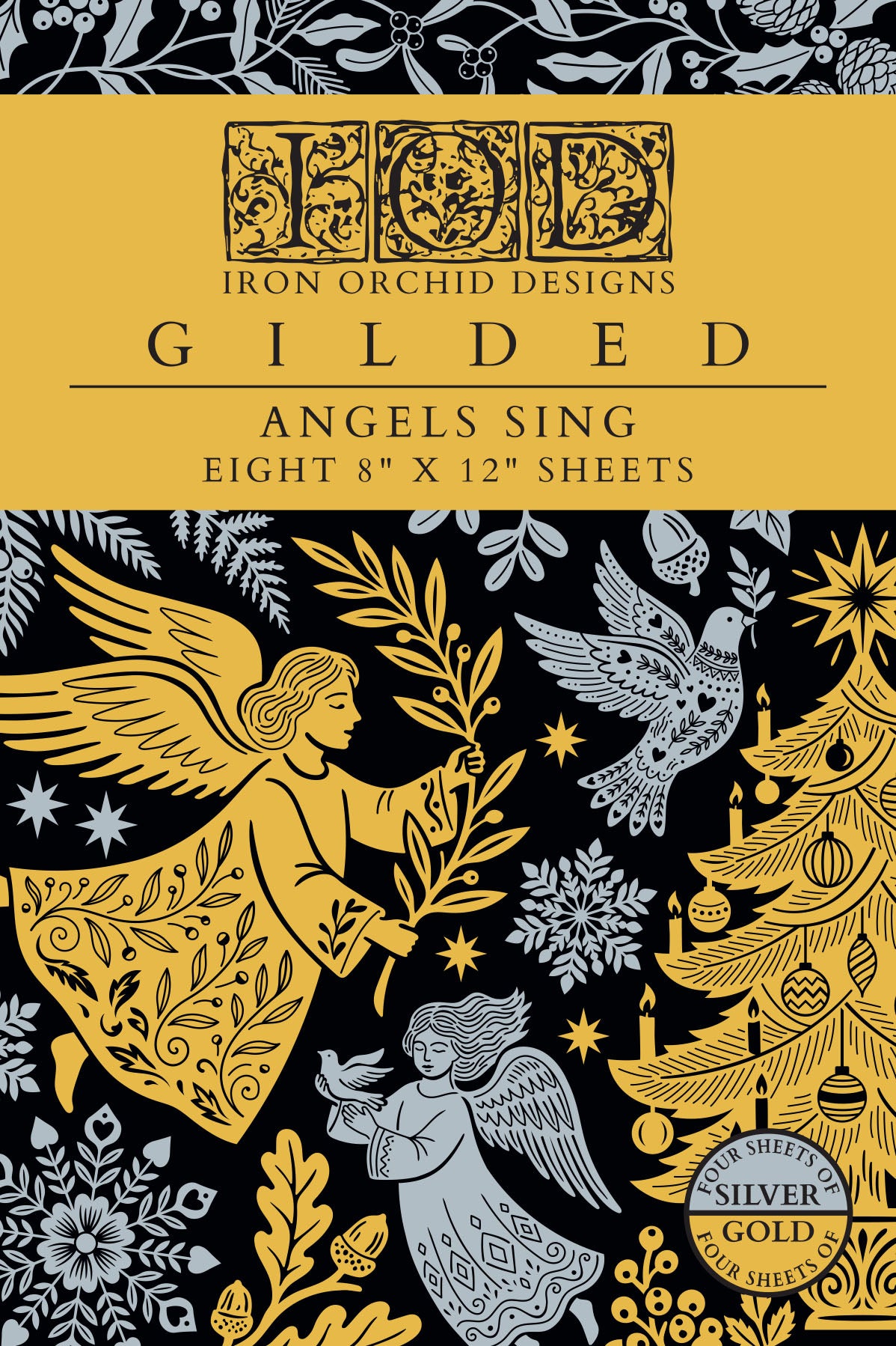 IOD Angels Sing Foil Transfer- Iron Orchid Designs
