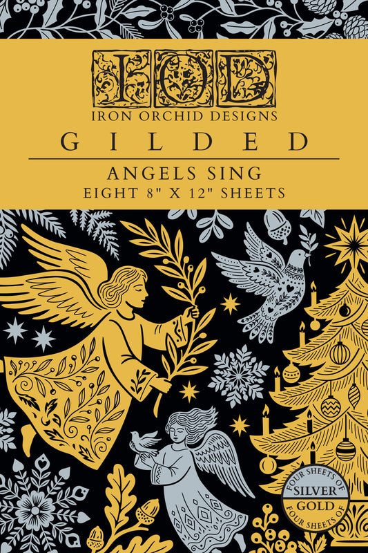 IOD Angels Sing Foil Transfer- Iron Orchid Designs