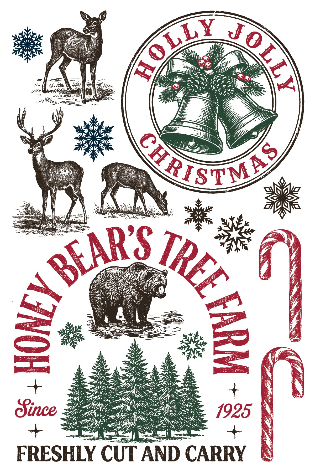 IOD The North Pole Co Paint Inlay- Iron Orchid Designs
