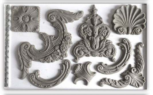 Classic Elements Mould (IOD) Iron Orchid Designs- 6x10