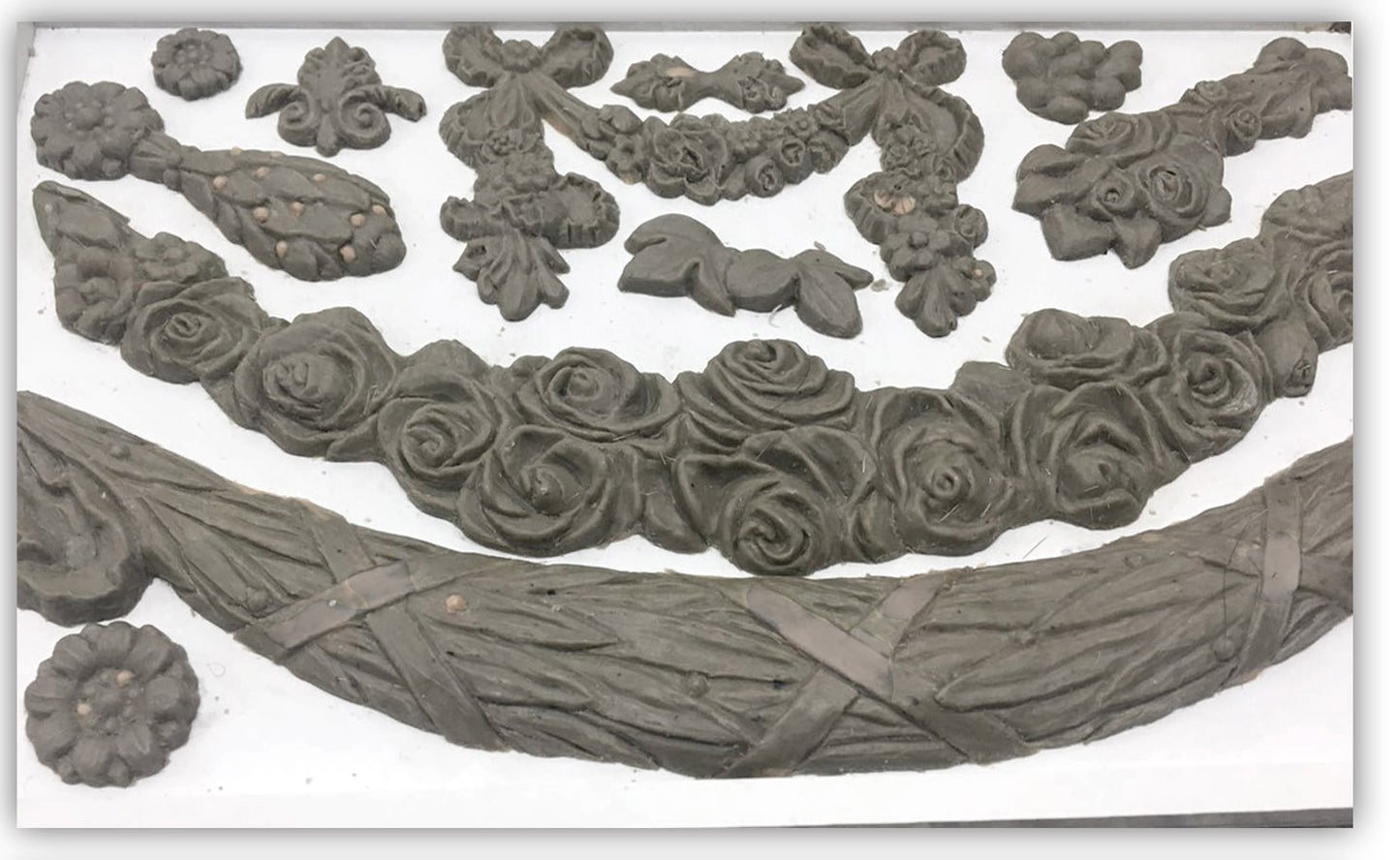 Swags Mould (IOD) Iron Orchid Designs- 6x10