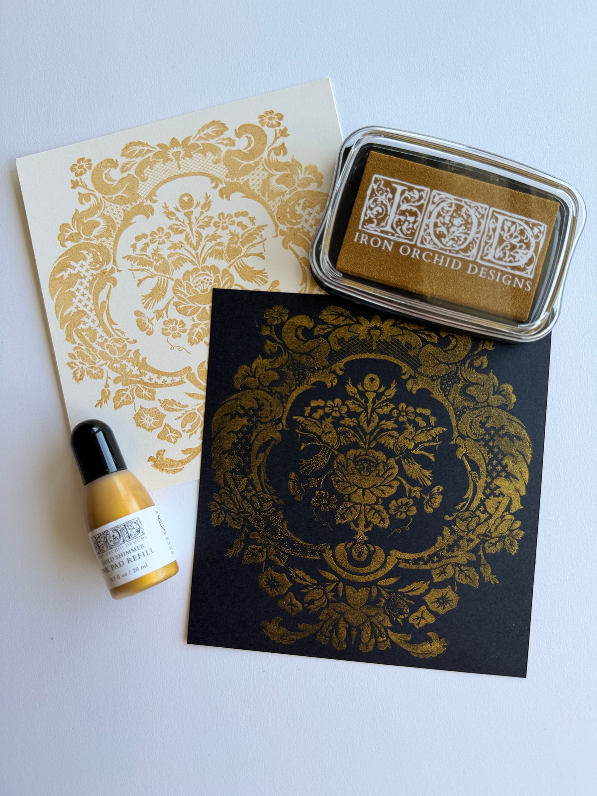 Gold Shimmer Ink Pad (IOD) – Iron Orchid Designs