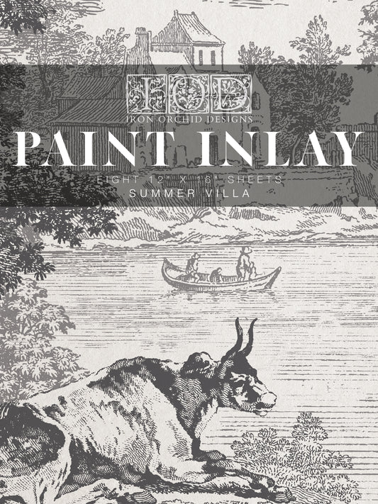 Summer Villa Paint Inlay (IOD) Iron Orchid Designs- 12x16 Pad