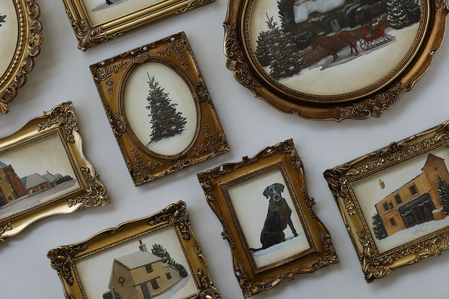 A Cotswold Christmas Transfer – IOD Iron Orchid Designs