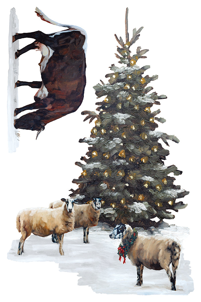 A Cotswold Christmas Transfer – IOD Iron Orchid Designs