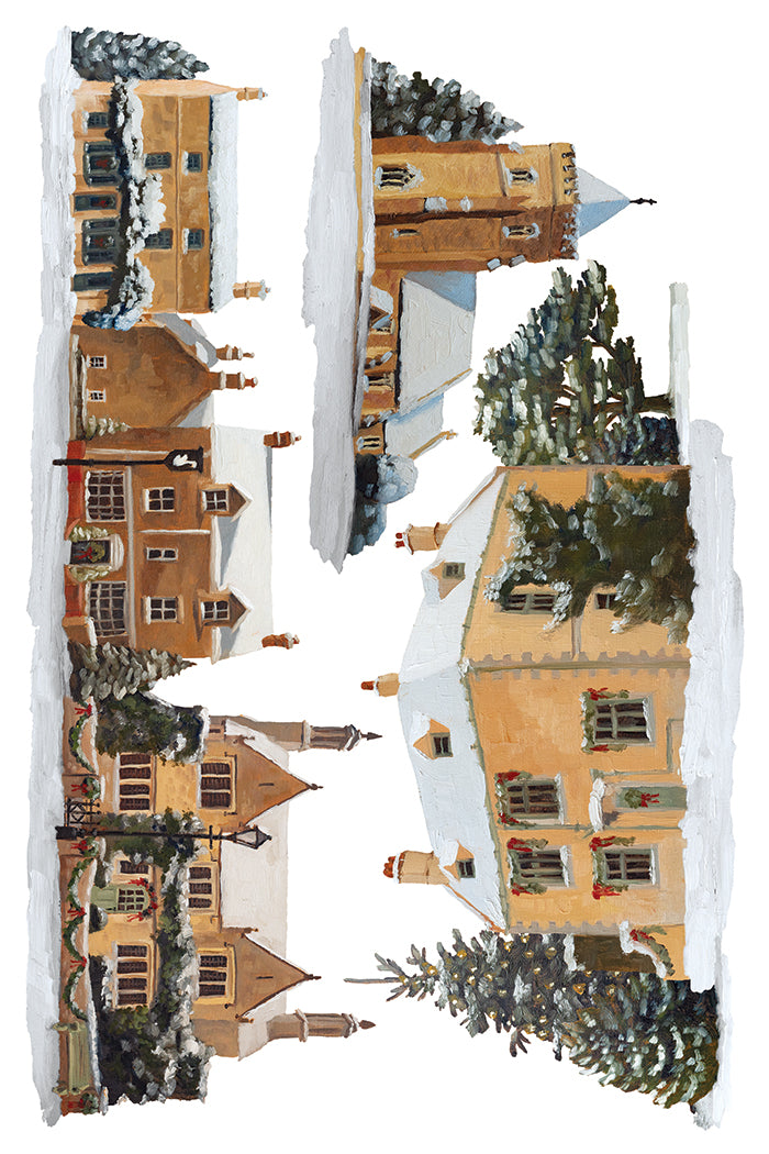 A Cotswold Christmas Transfer – IOD Iron Orchid Designs