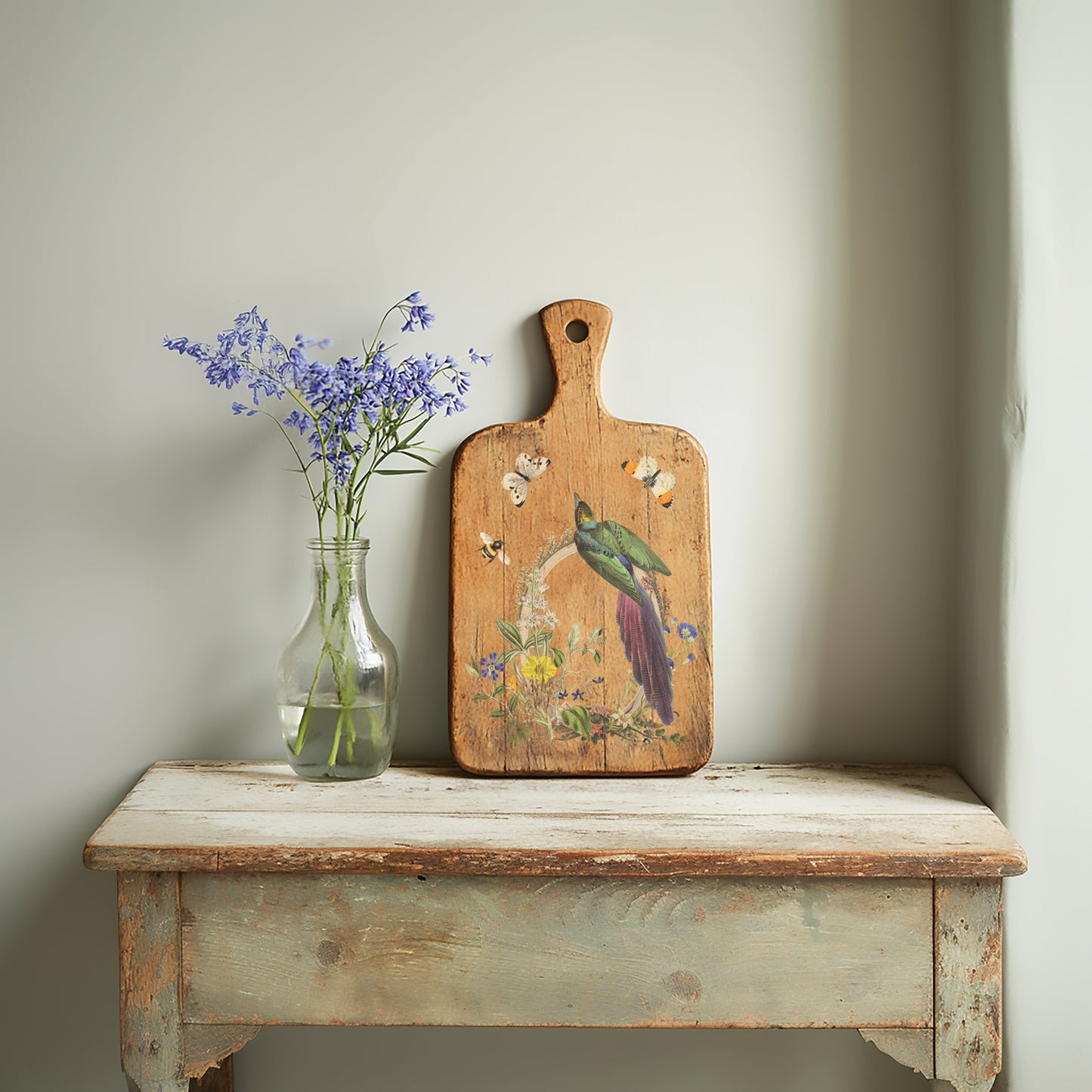 French country floral transfer project for painted decor
