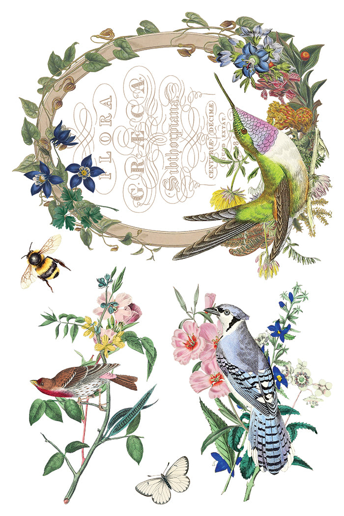 IOD Flora Greca Transfer 8x12 botanical furniture transfer by Iron Orchid Designs page 3