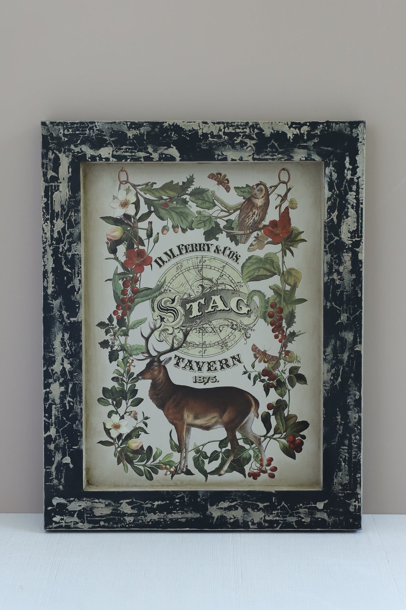 Stag Tavern Transfer – IOD Iron Orchid Designs