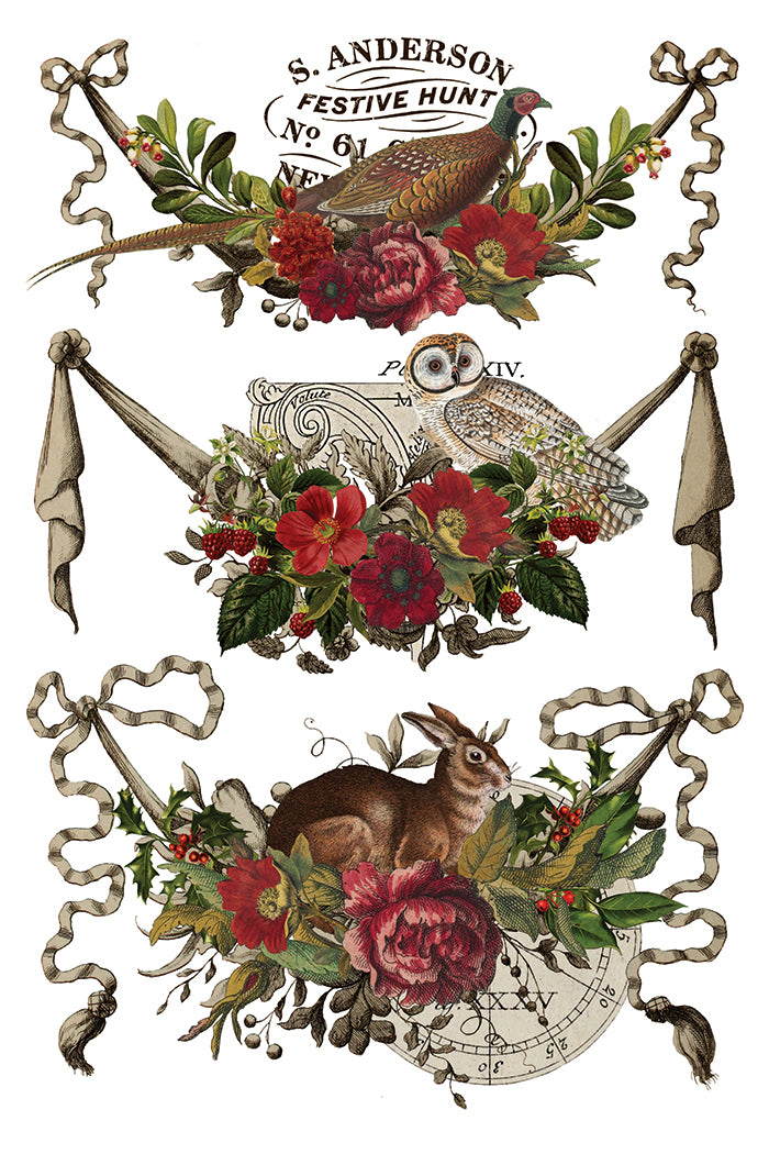 Stag Tavern Transfer – IOD Iron Orchid Designs