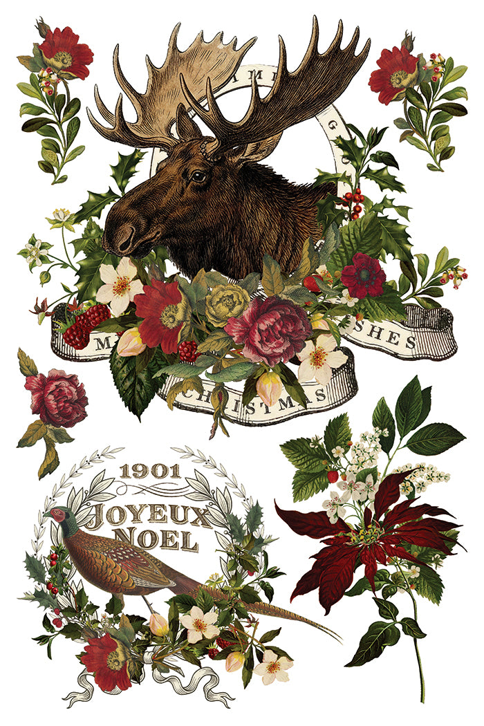 Stag Tavern Transfer – IOD Iron Orchid Designs