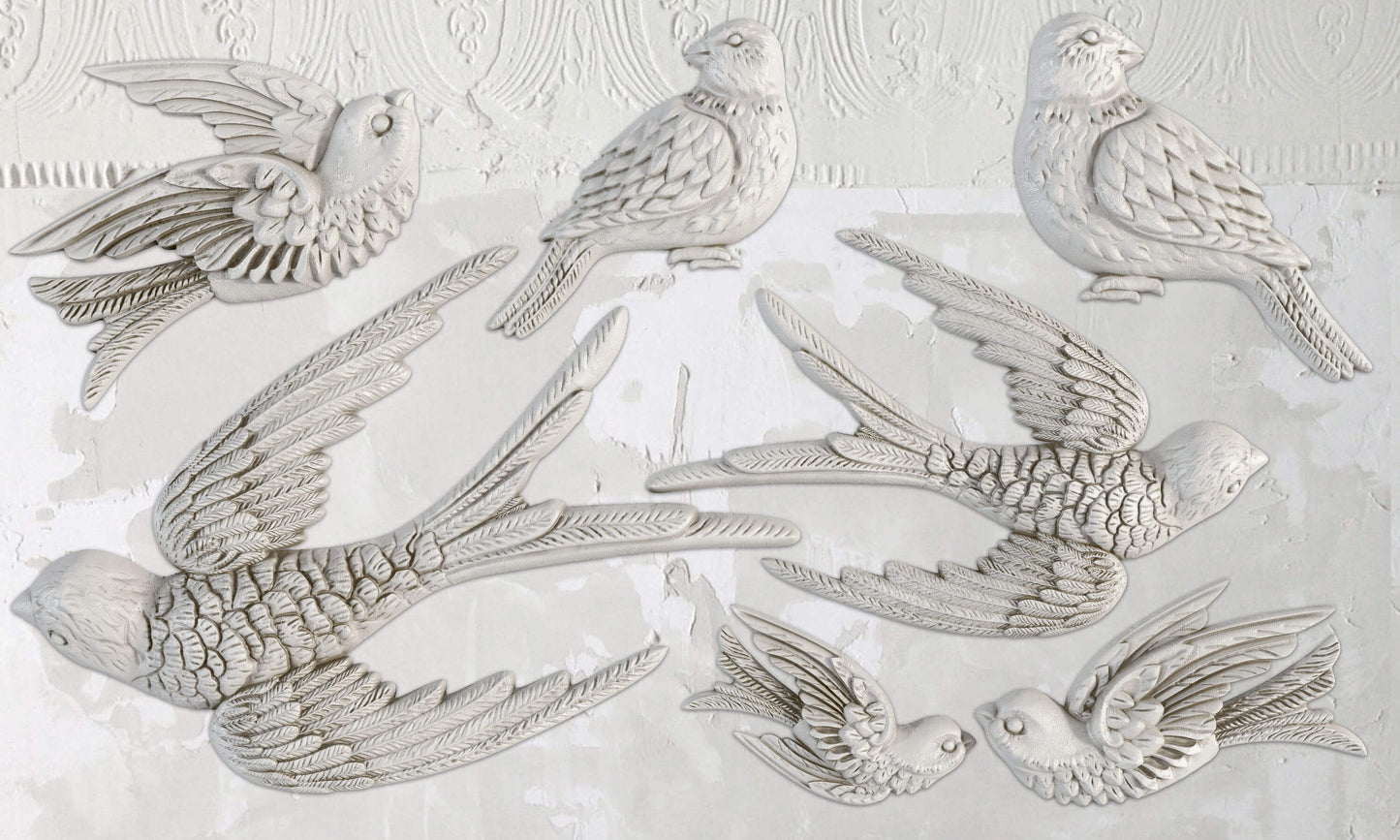 Birdsong Mould (IOD) Iron Orchid Designs- 6x10