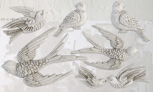Birdsong Mould (IOD) Iron Orchid Designs- 6x10