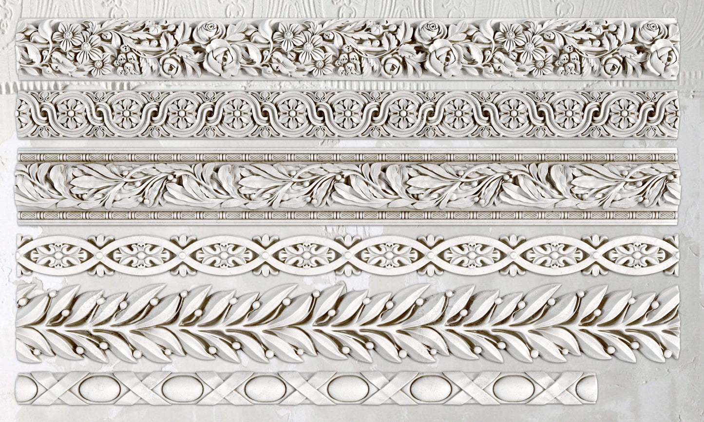 Trimmings 1 Mould (IOD) Iron Orchid Designs- 6x10