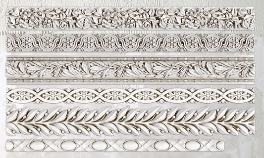 Trimmings 1 Mould (IOD) Iron Orchid Designs- 6x10
